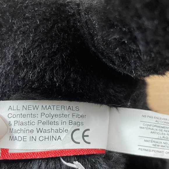 Cabela's x Douglas Black Lab Plush Puppy Dog w/Red Logo Bandana Realistic Toy - Picture 9 of 11